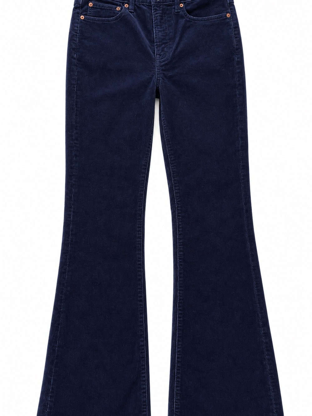 GAP Women's Navy Blue Corduroy Boot Cut Pants